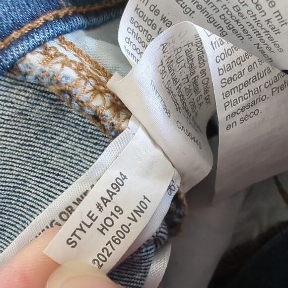 Madewell Jeans Womens 26 High Rise Skinny Exposed Button Fly AA904 - Picture 5 of 7